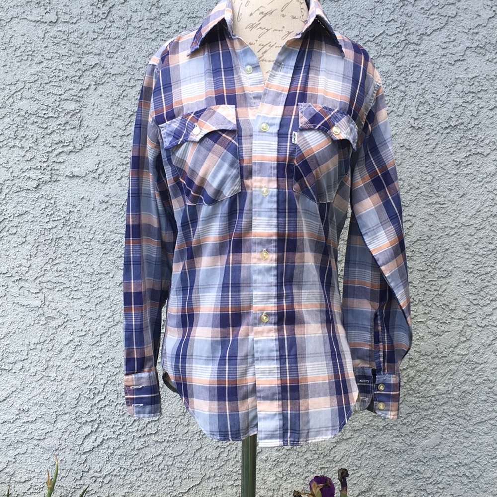 Levi Strauss & Co vintage plaid shirt